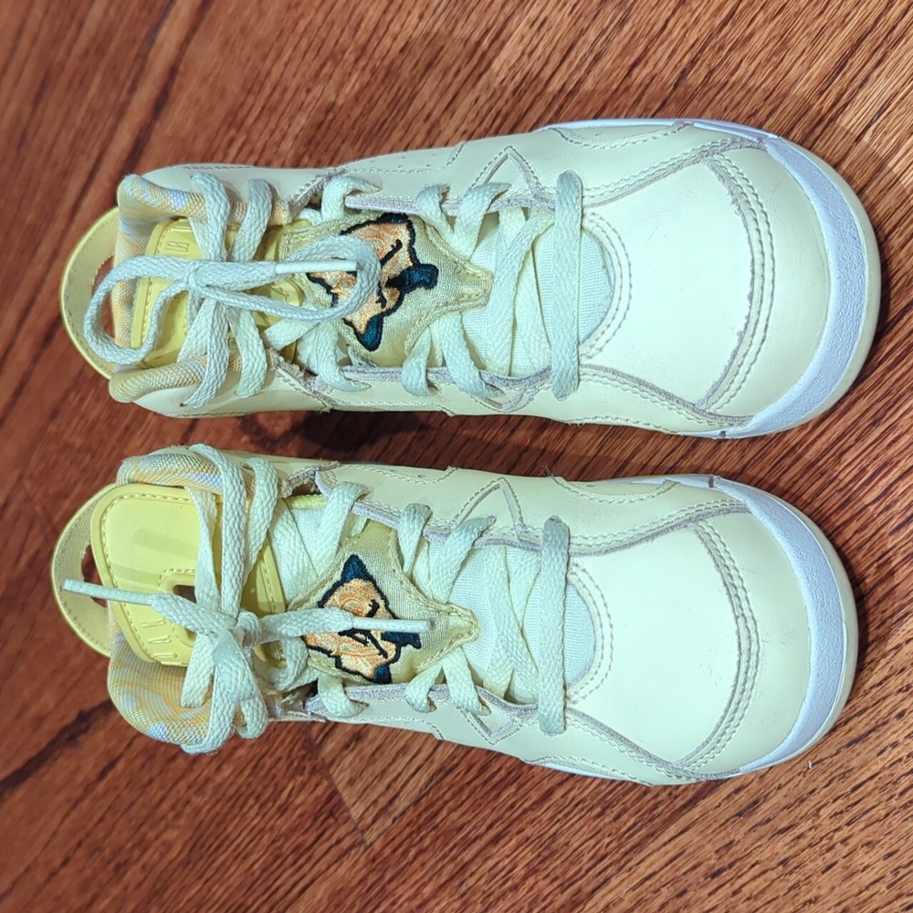 Jordan Kids Yellow High-Top Sneakers